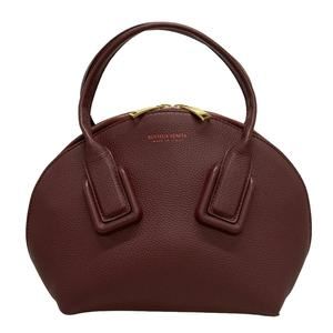 Bottega Veneta Swoop Handbag Leather Bordeaux